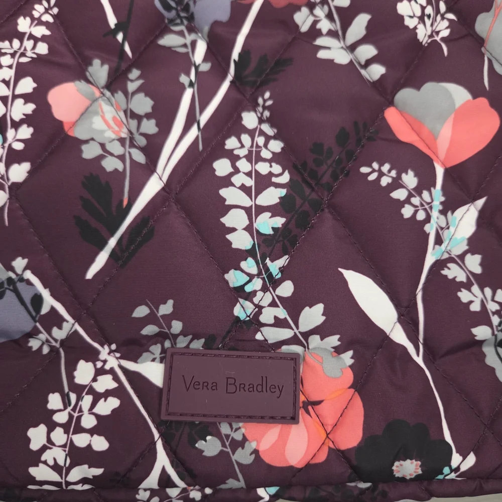 Vera Bradley Floral Purple Women's Bag - Picture 2 of 3